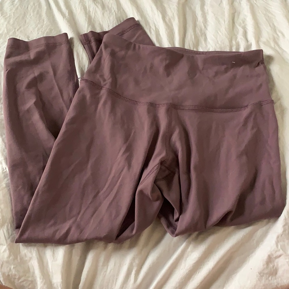 purple leggings